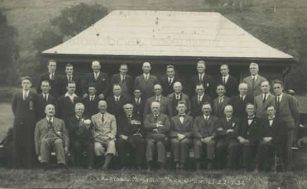 The group responsible for organising the creation of Llandysul Memorial Park 1932